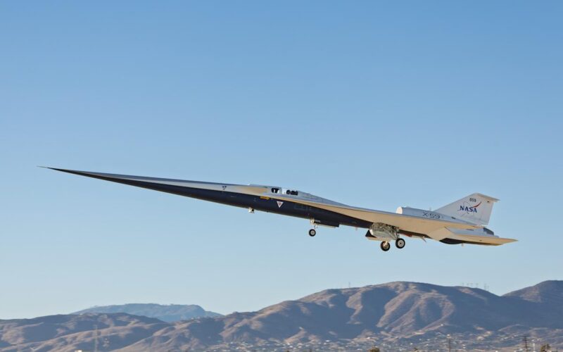 NASAs supersonic jet completes its first flight in California – df