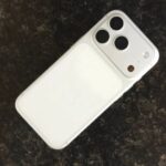 Rear shell of iPhone 17 Pro.